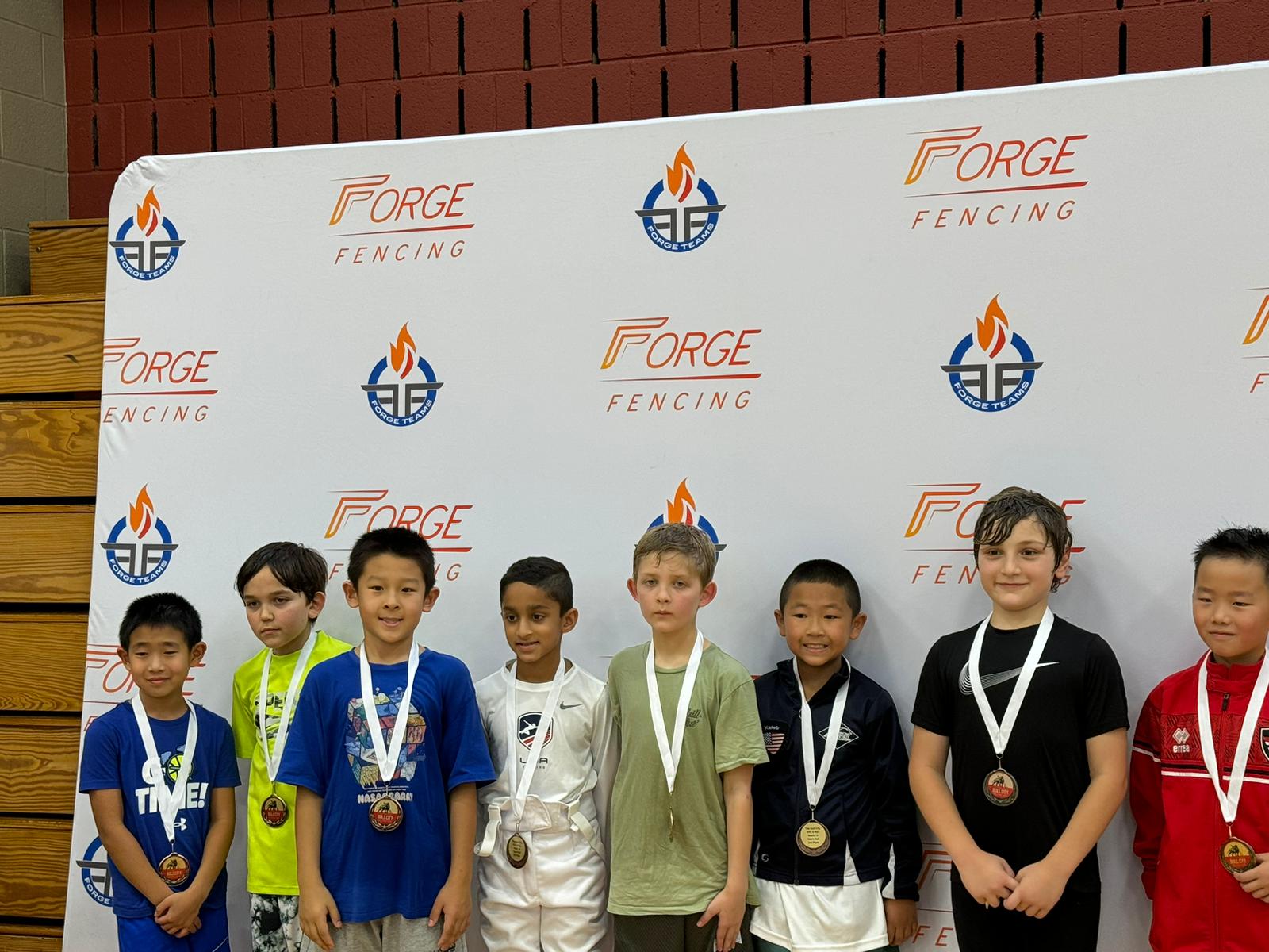 Bull City Y8 RYC/RJC. Y10 MF, Danieli Kutateladze Silver Medal, Zane Hoffman Bronze Medal, Joe Chu 6th, Adam Jiang 8th